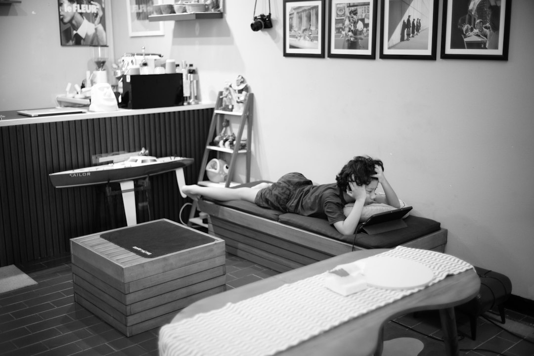 depression self-care strategies illustrated as a calm checklist scene in soft light with a notebook and glass of water