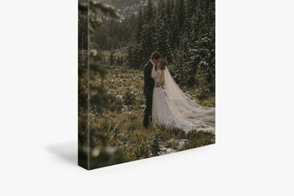 Closed MILK wedding magazine with a photographic cover