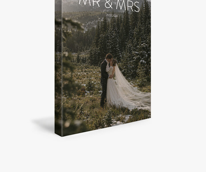Closed MILK wedding magazine with a photographic cover